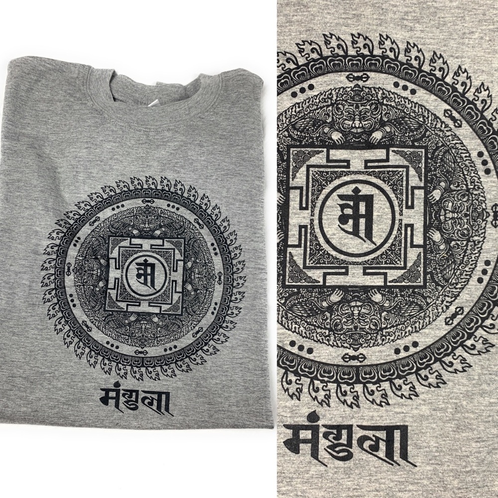 Mandala print cotton T-shirt